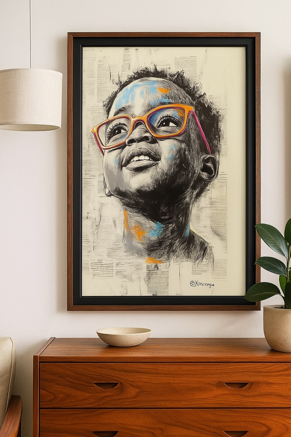 Radiant Wonder – Wall Frame Art